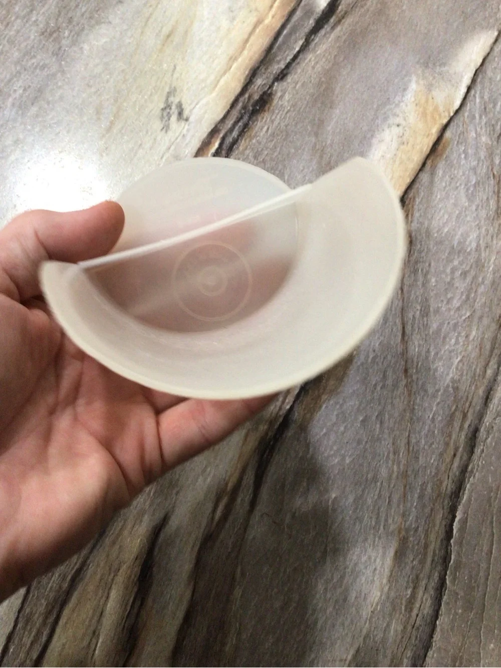 Vintage Tupperware 292 Rocker Scoop 1/2 Cup USA Kitchen Measuring Scoop.